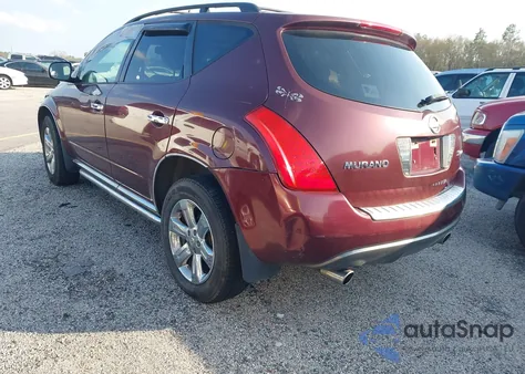 2006 Nissan Murano Sl из США, поврежденный, VIN JN8AZ08W46W545423